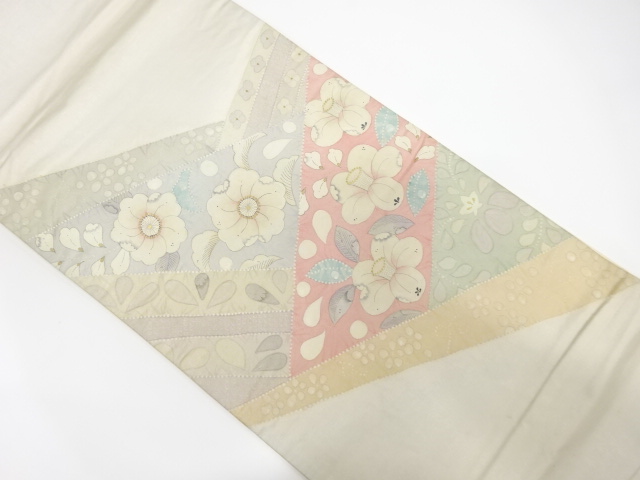 JAPANESE KIMONO / ANTIQUE FUKURO OBI / SILK / TSUJIGAHANA / ARTIST WORK